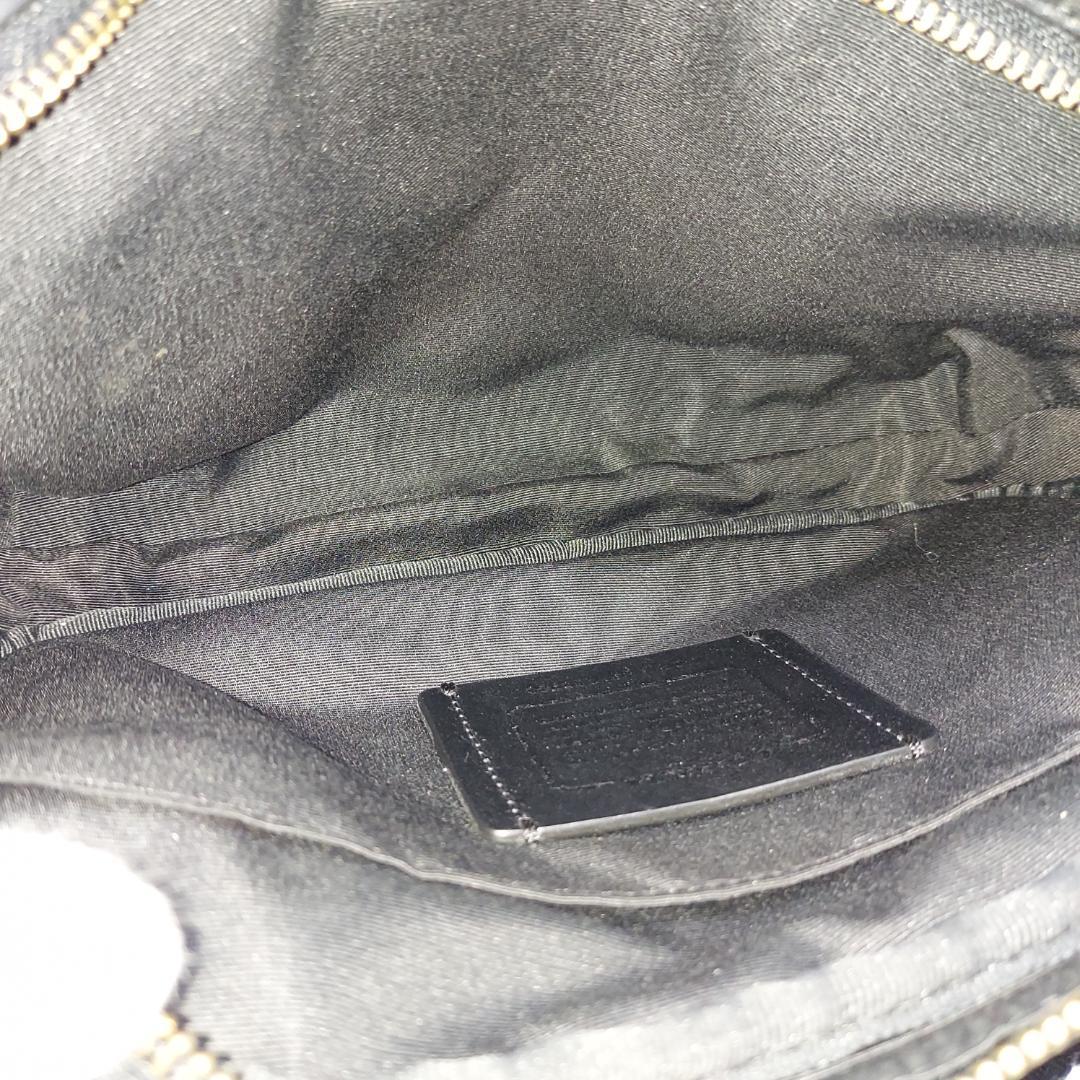 美品　COACH ボディバッグ　ウエストバッグ　シグネチャー　メンズ