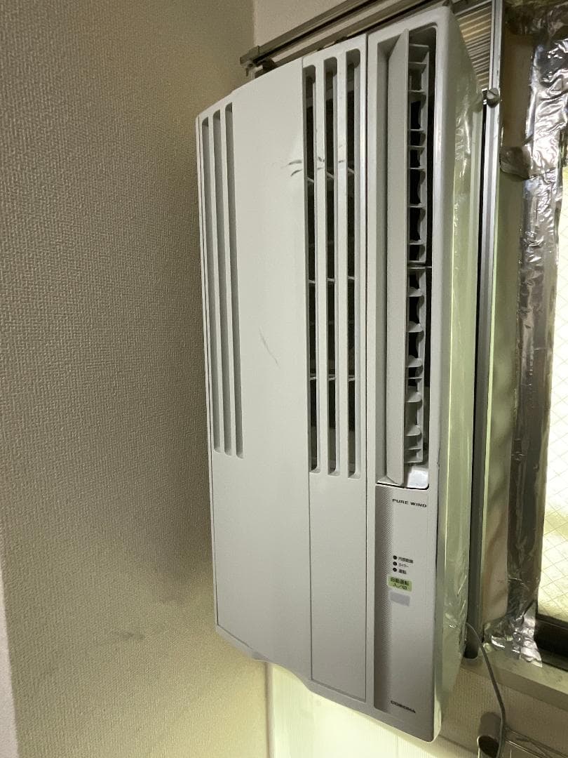 みる【中古動作品】CORONA CW-1621 窓用エアコン ホワイト