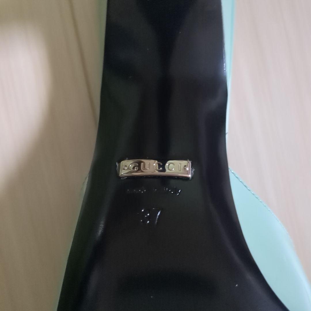 お値下げ　新品未使用　GUCCI　ミュール　ミントグリーン