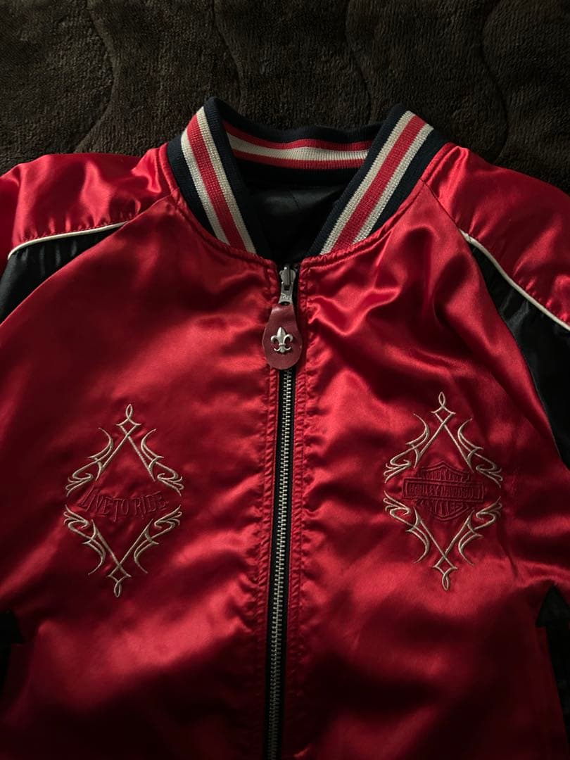 超希少Harley-Davidson リバーシブルキルティングジャケット