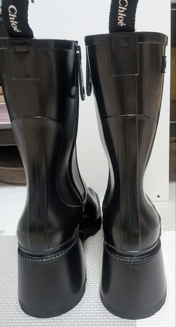 Chloé ブラック レインブーツ