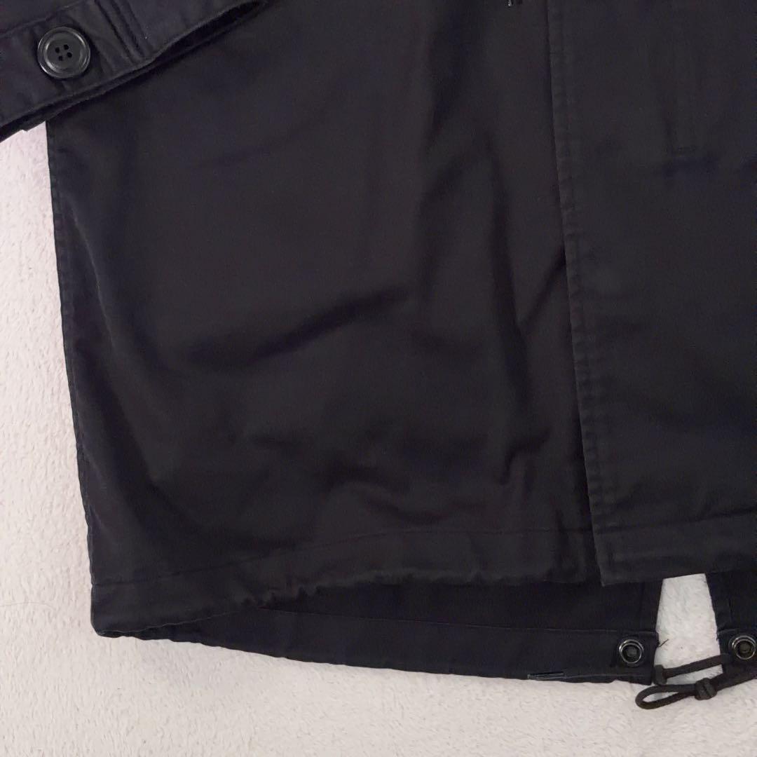 希少【ヒステリックグラマー】モッズコート コヨーテファー ライナー付 黒 S