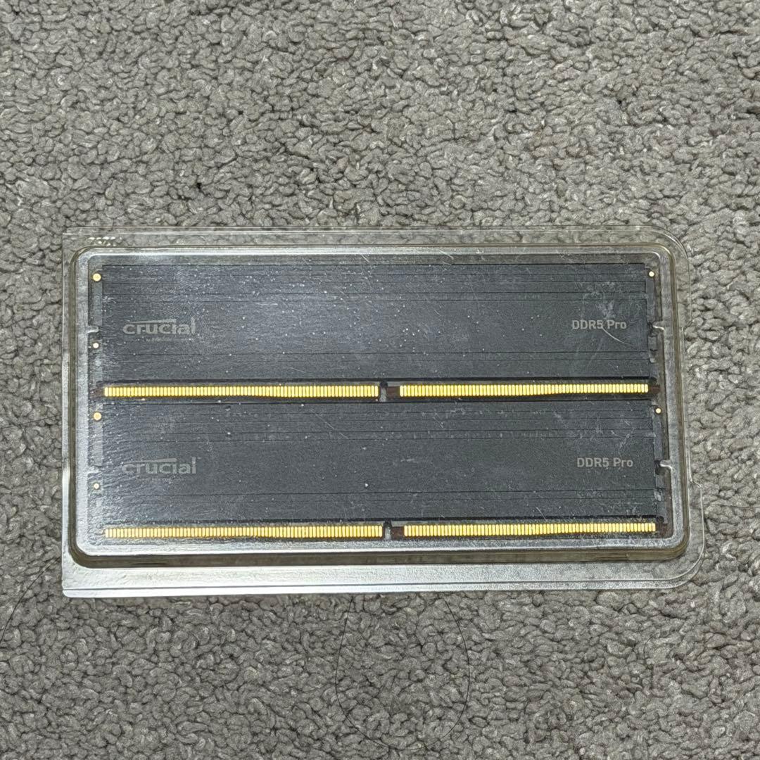 Crucial DDR5メモリ96GB 動作確認済み