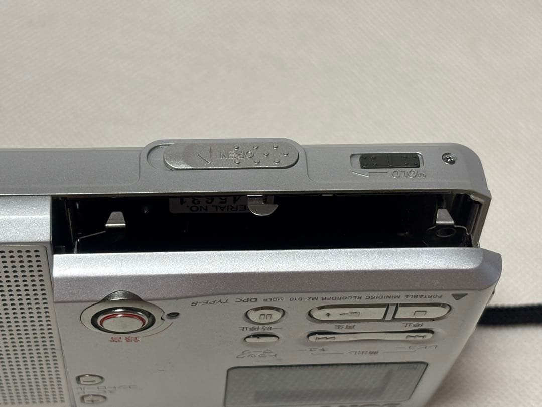 SONY ソニー　ポータブル　ミニディスクレコーダー　MZ-B10
