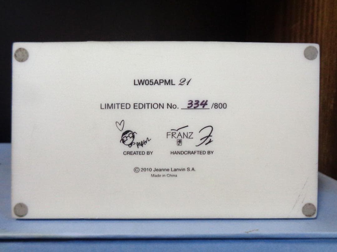 限定800体 ランバン MISS LANVIN 21 フィギュアドール 陶器人形