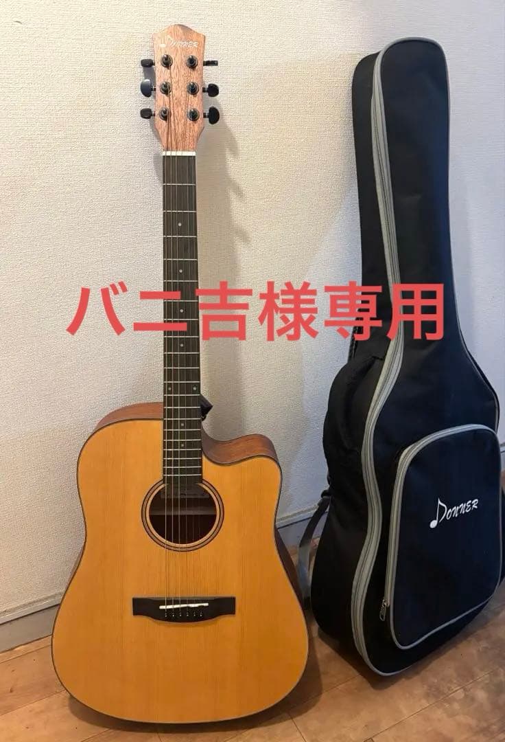 『バニ吉』Donnerアコースティックギター DAG-1C