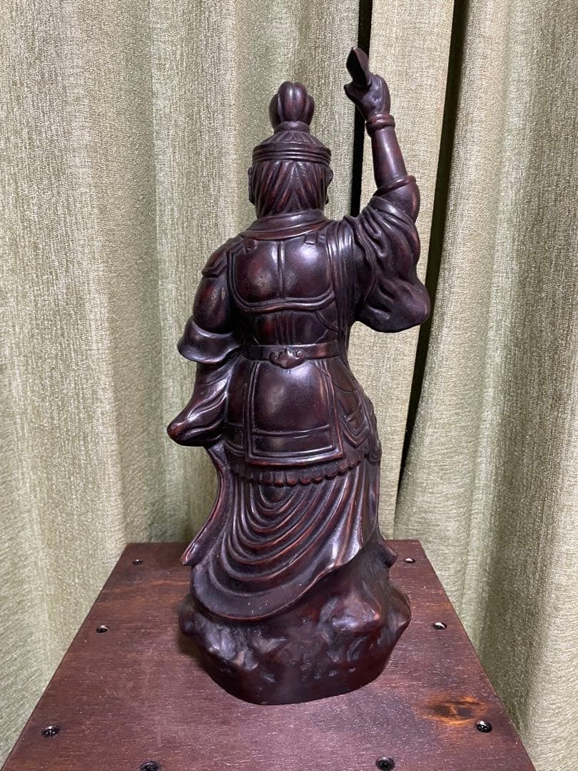 毘沙門天立像 金属製