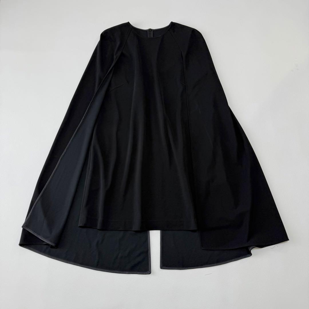 LE PHIL ルフィル ケープドレス ブラック ケープワンピース フォーマル