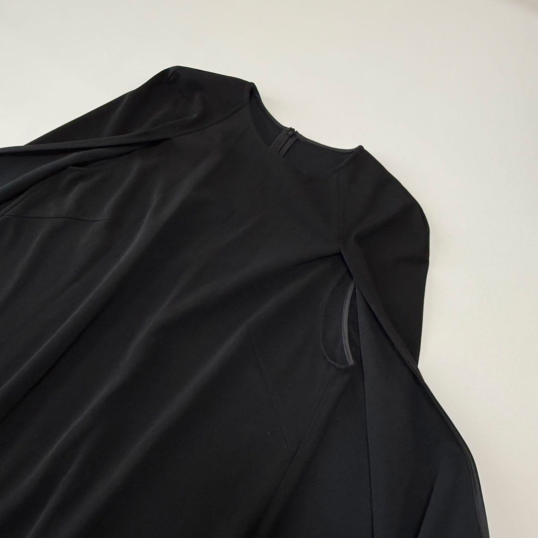 LE PHIL ルフィル ケープドレス ブラック ケープワンピース フォーマル