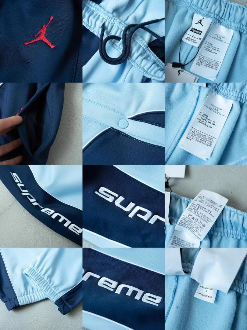 ✨美品Supreme x Jordan トリコットセットアップ S