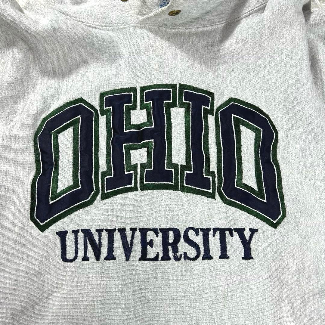 希少✨champion リバースウィーブ 90s XXL カレッジロゴ　パーカー