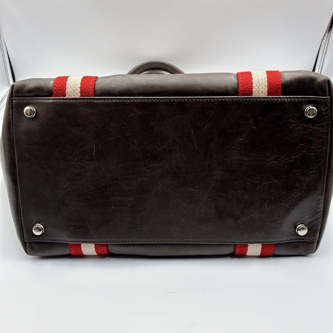 バリー　トレインスポッティング A4 サイドポケット トートバッグ 本革 レザー