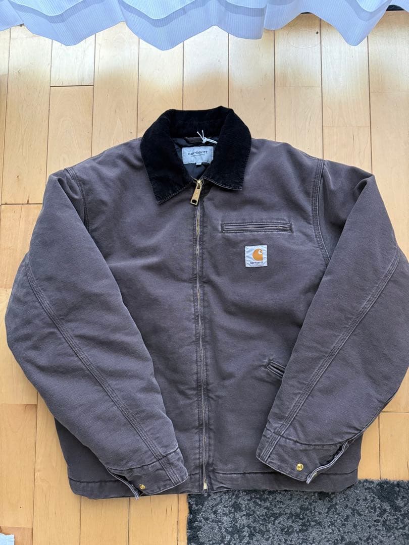 Carhartt WIP OG デトロイトジャケット S タバコ/ブラック