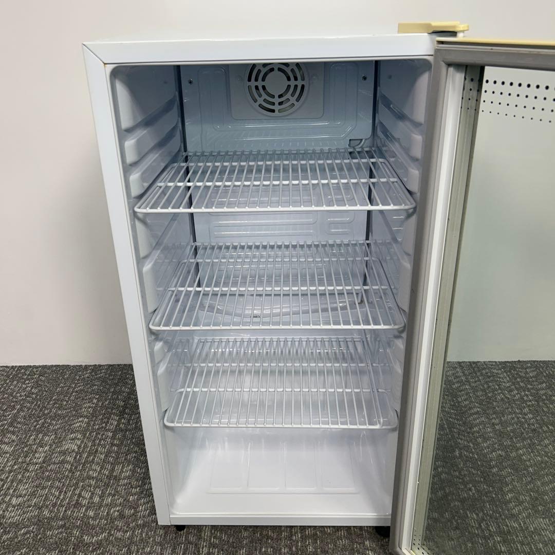 104業務用 冷蔵ショーケース オフィスコンビニ XW-105 左右開き 小型