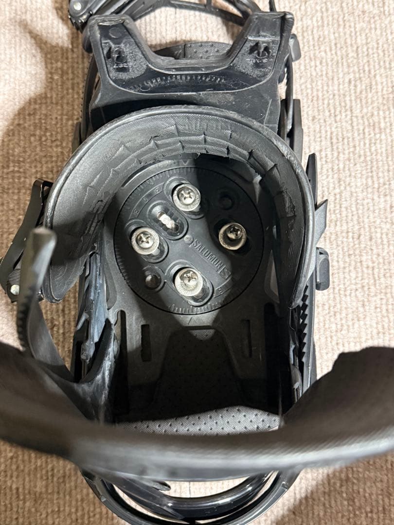 SALOMON ホログラム　ブラック ビンディング