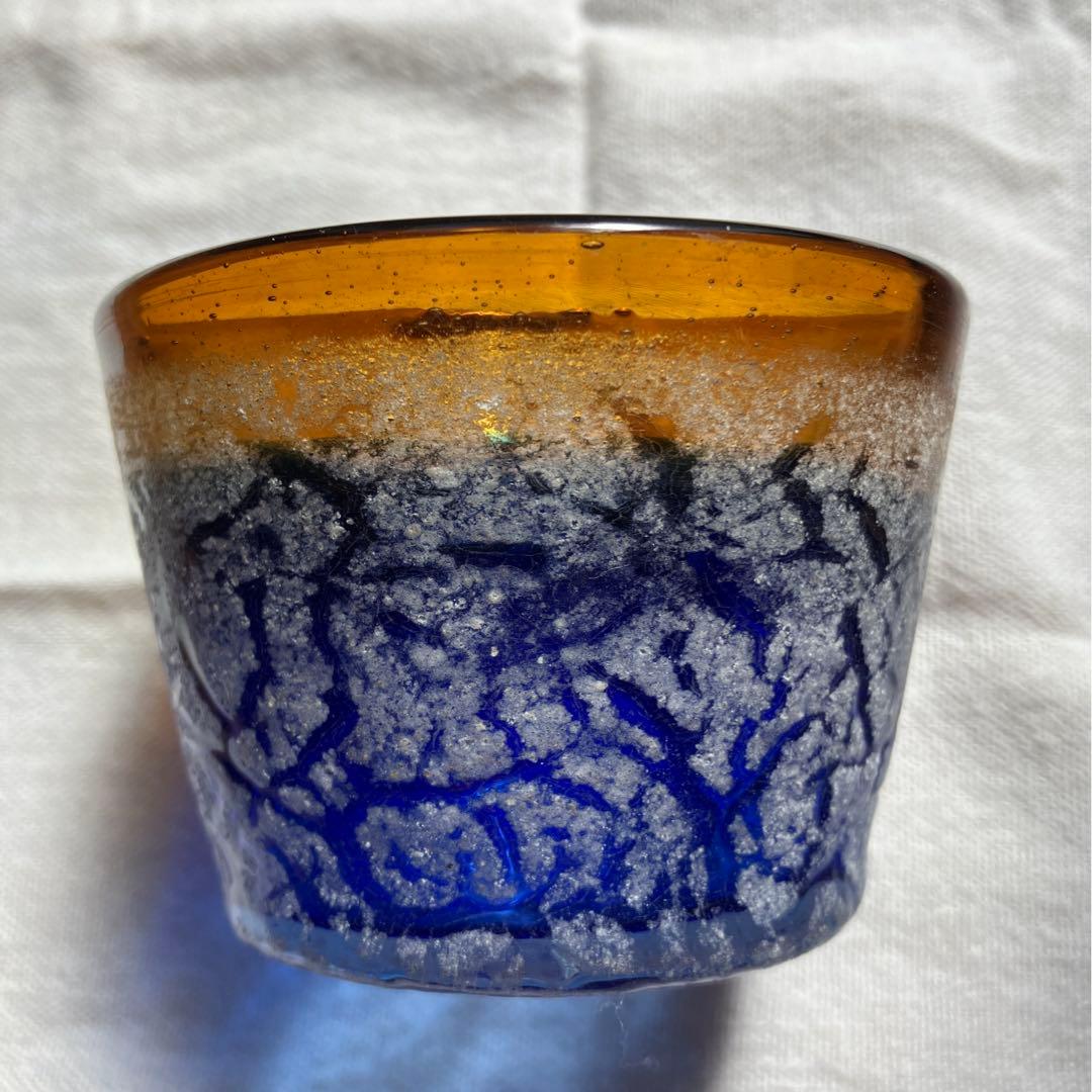 本日限定　希少　稲嶺盛吉作　アイスカット　グラス　おちょこ　小鉢