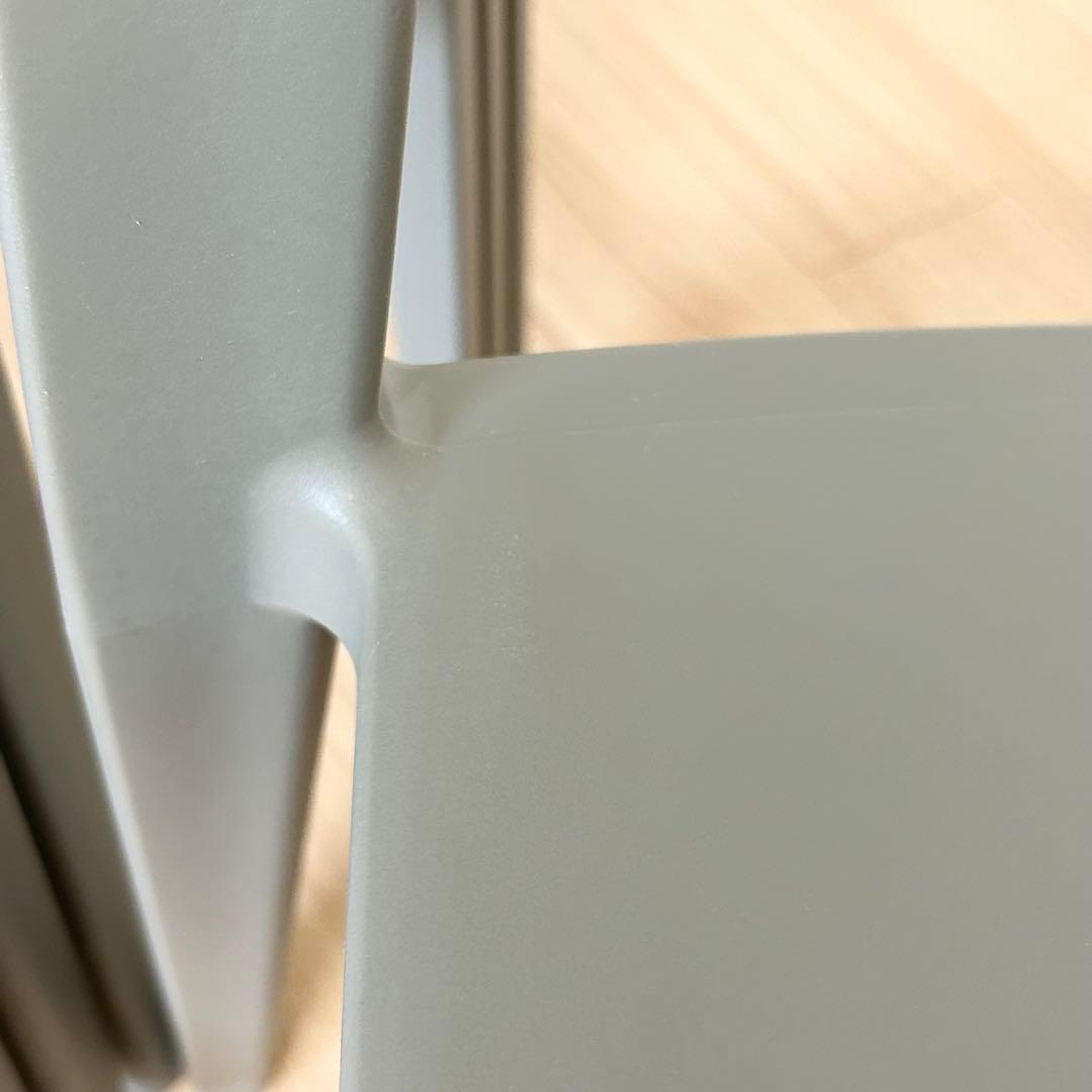 ENOTS エノッツ ミニマルチェア グレー 4脚 岩谷マテリアル　スタッキング