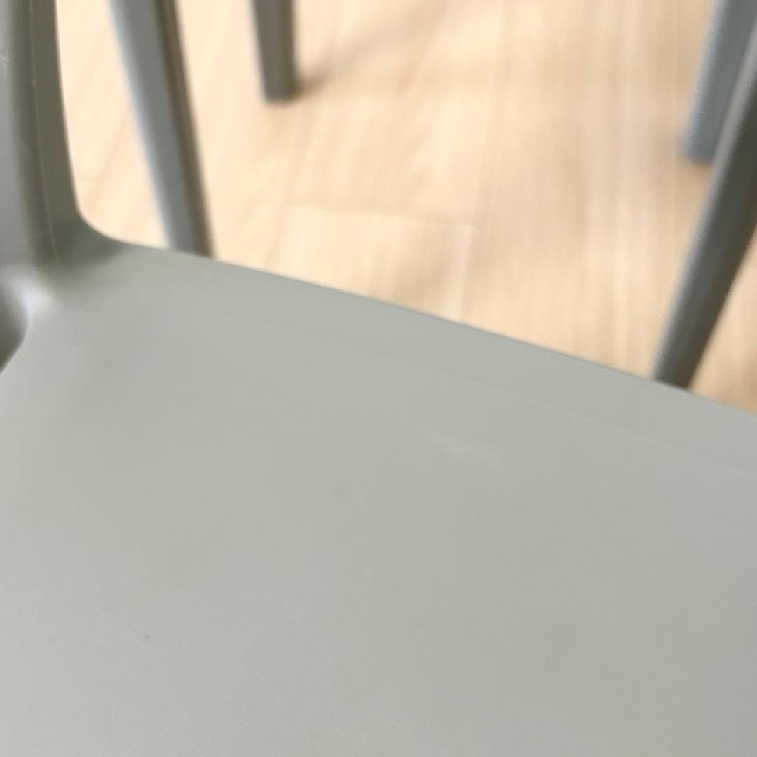 ENOTS エノッツ ミニマルチェア グレー 4脚 岩谷マテリアル　スタッキング