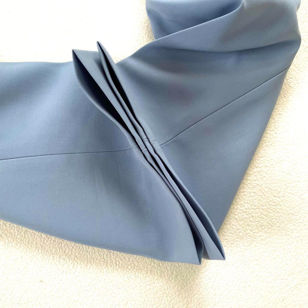 極美品✨プラステ ノーカラー リネン パンツスーツ セットアップ M ホワイト