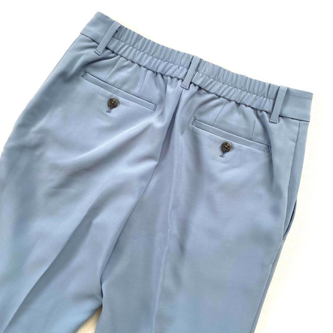 極美品✨プラステ ノーカラー リネン パンツスーツ セットアップ M ホワイト