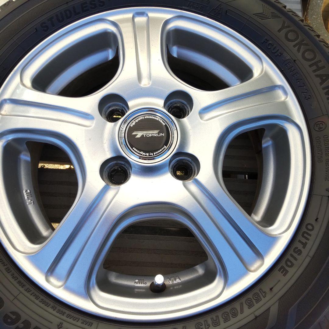 ヨコハマ アイスガード ig60 155/65r13 アルミホイールセット①