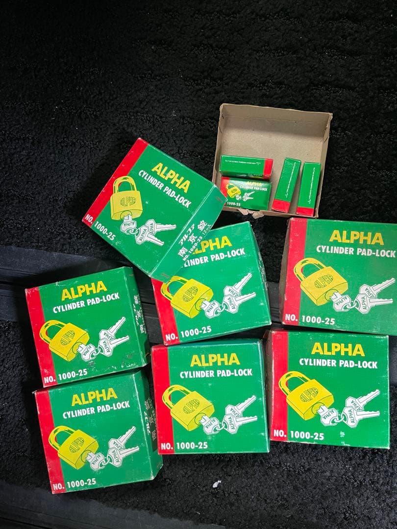 ALPHA(アルファ) 南京錠 NO.1000-25
