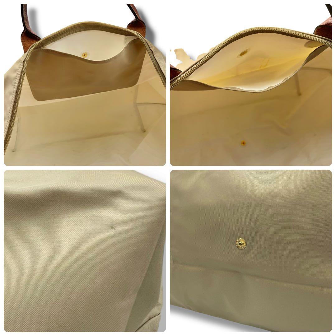 良品 ロンシャン トートバッグ プリアージュ 大容量 XLサイズ 折りたたみ
