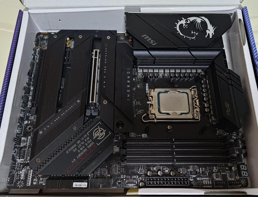 CPU Core i9 13900K + MPG Z790 CARBON WIFI