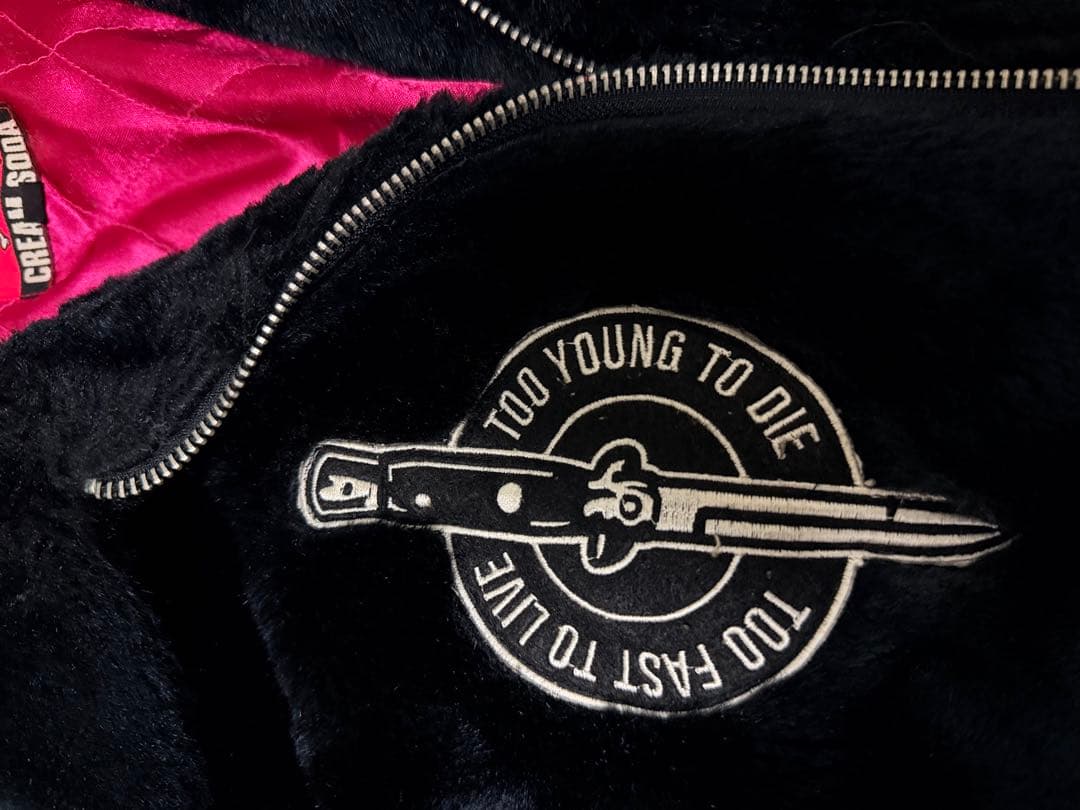 CREAM SODA スカル フリースジャケット 日本限定 スカジャン