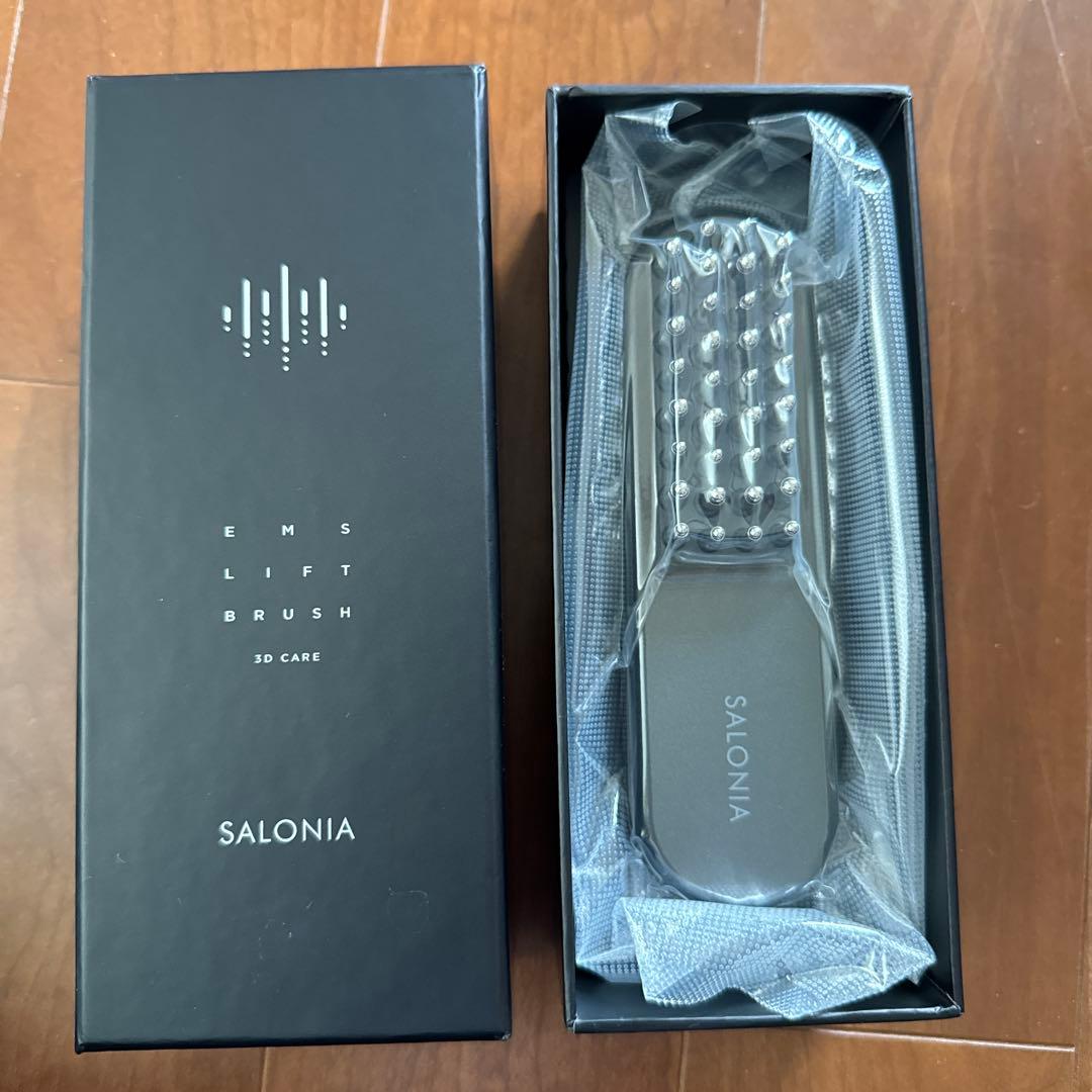 【未使用品】サロニアEMSリフトブラシ 3Dケア 電気ブラシ美顔器