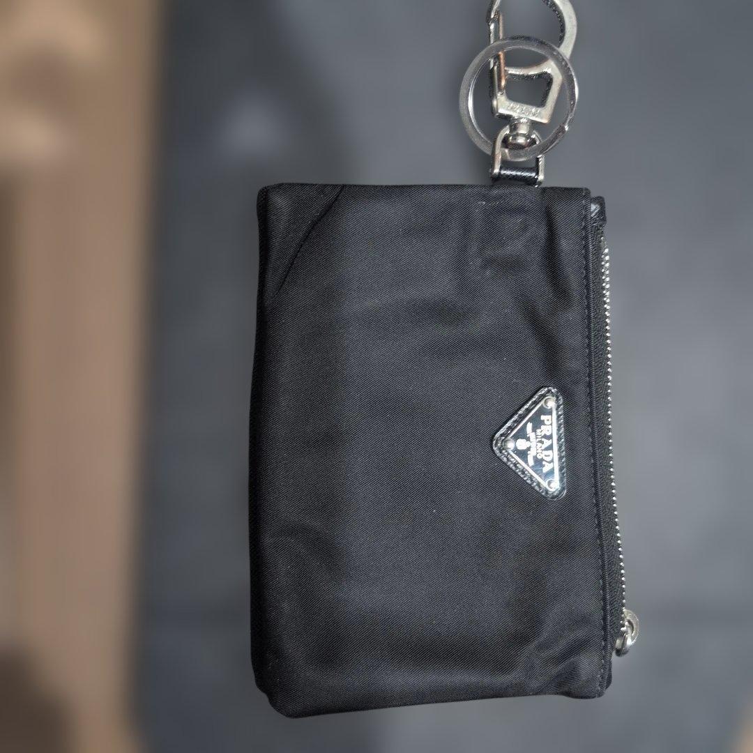 PRADA　ナイロン製 黒 ケース キーケース