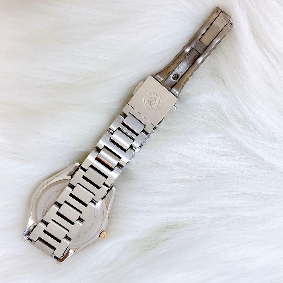 稼働美品✨シチズン　エクシード　電波ソーラー　ピンクゴールド　チタン