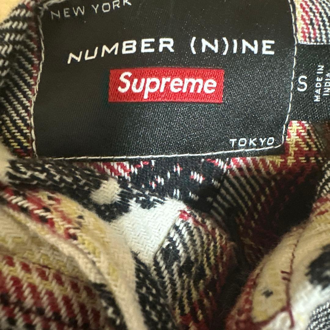 トップス supreme Number (N)ine Hooded Flannel