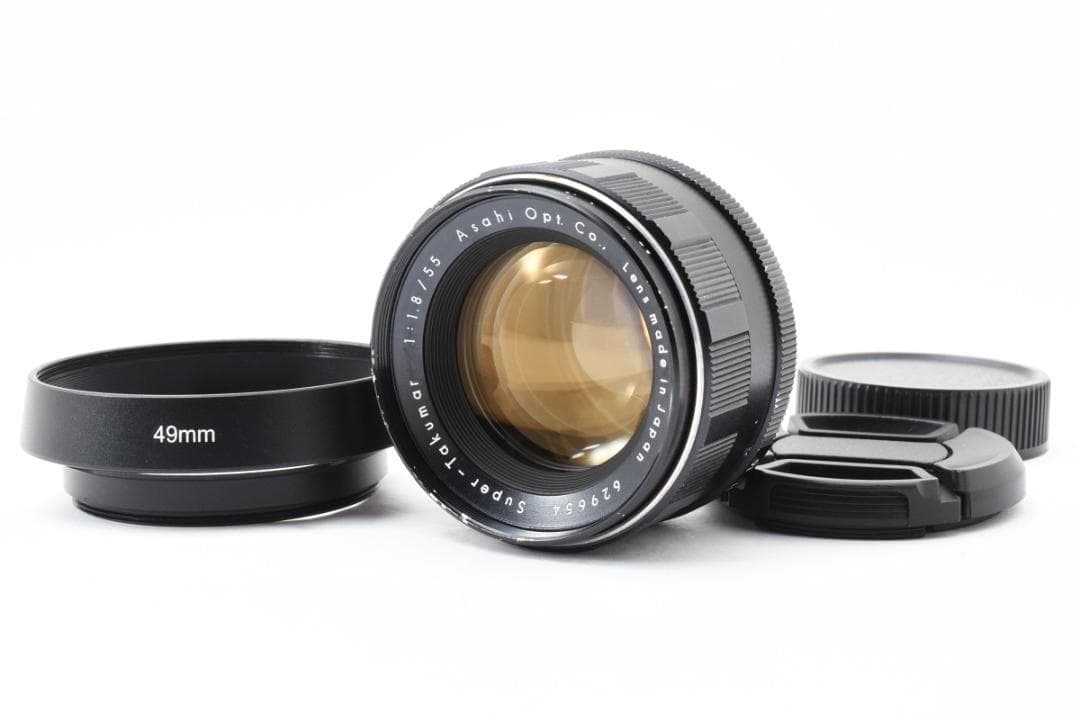 ◎初期型◎ Super Takumar 55mm F1.8 フード付 F0195