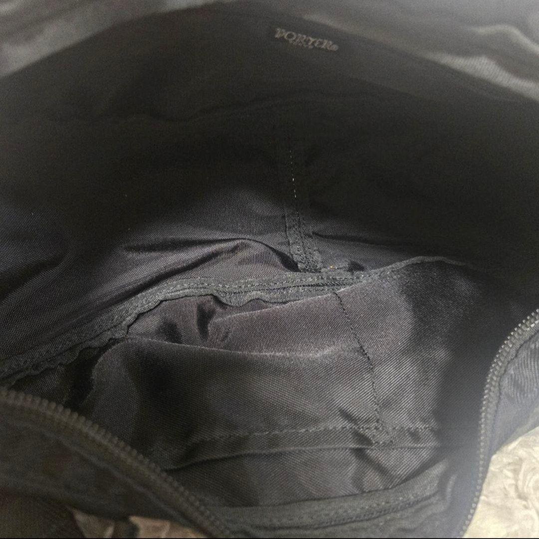 PORTER　ラウンドショルダーバッグ ハーフムーン　三日月　ブラック