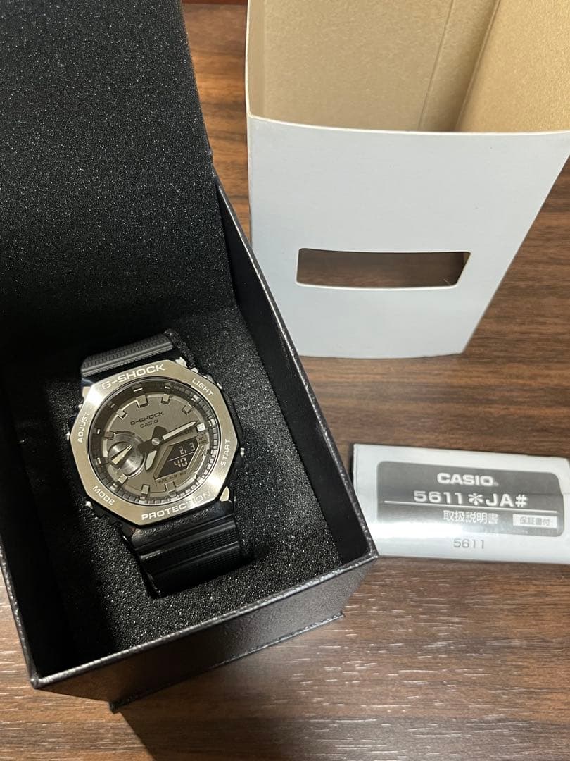 G-SHOCK GM-2100 シルバー 2月3日電池交換済み