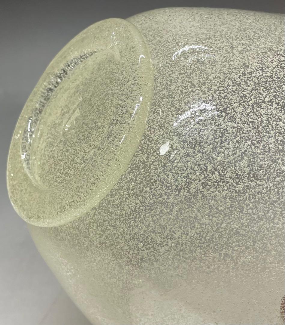 倉敷ガラス　小谷真三　吹きガラス　大鉢　サラダボウル　b9943