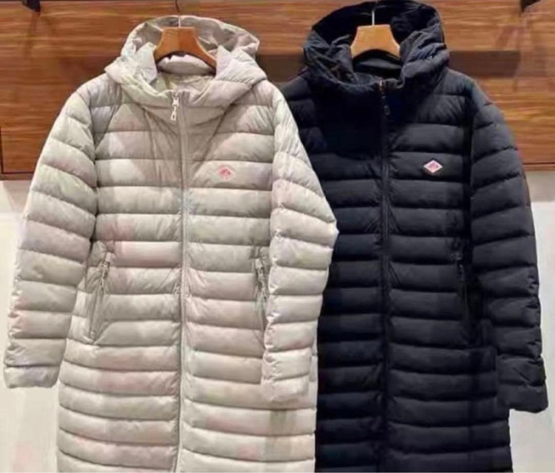 再入荷Dantonダントン ミドルダウン フードコート ブラック