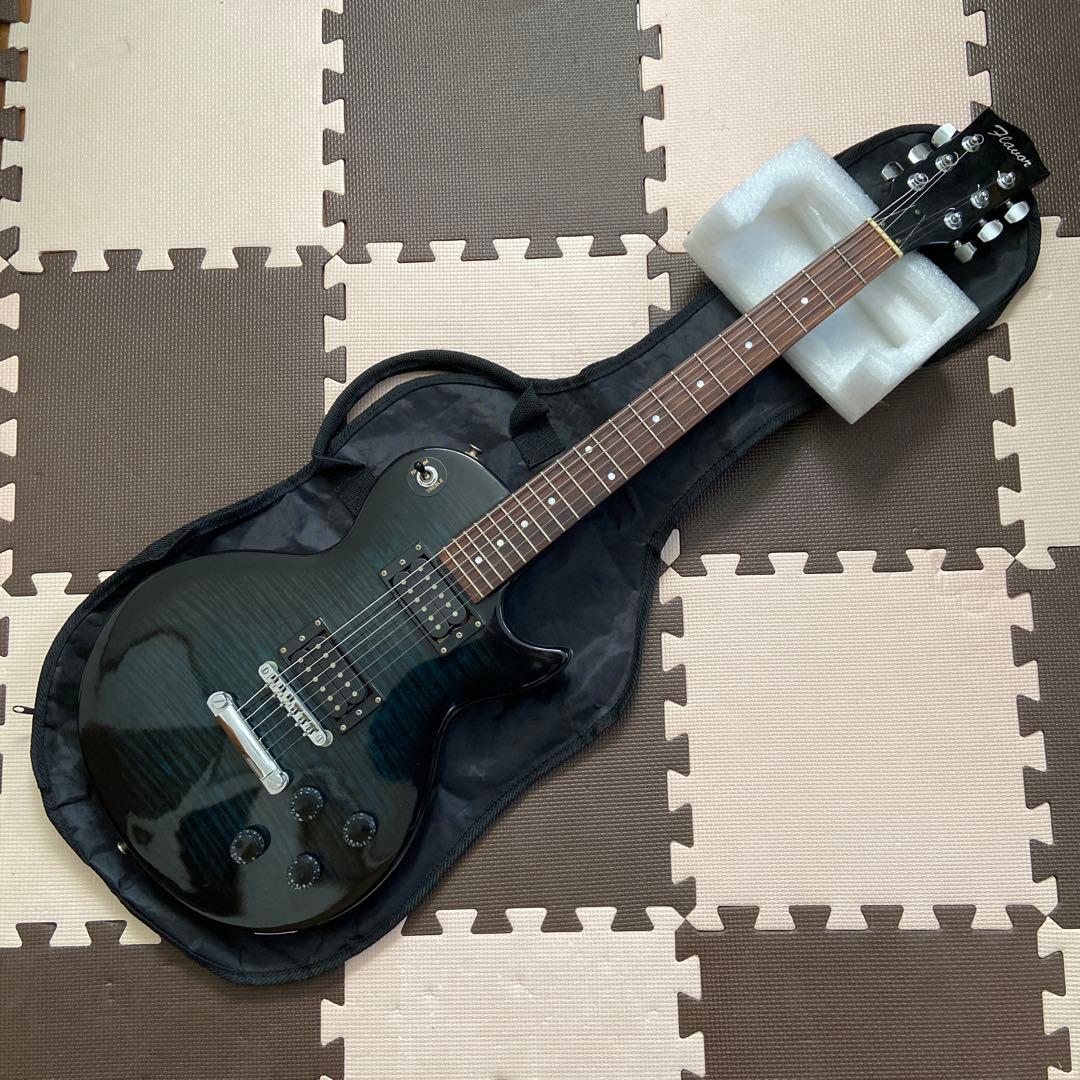 レスポール　ギター　flavor ブラック