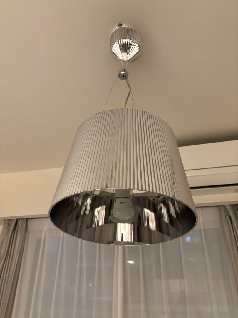 カルテル　Kartell ペンダントライト　GE シルバー　東洋キッチン　中古