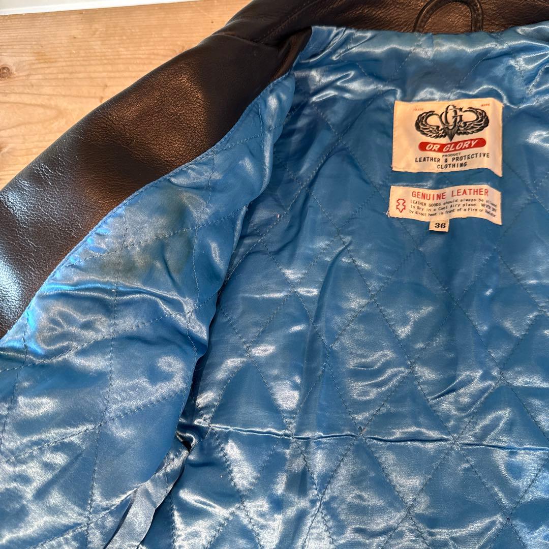 OR GLORY 本革ダブルライダース 36サイズ