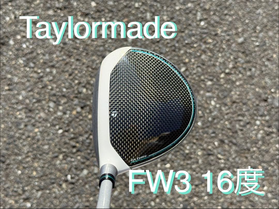 [美品]TaylorMade FW3 16度 レディース フェアウェイウッド