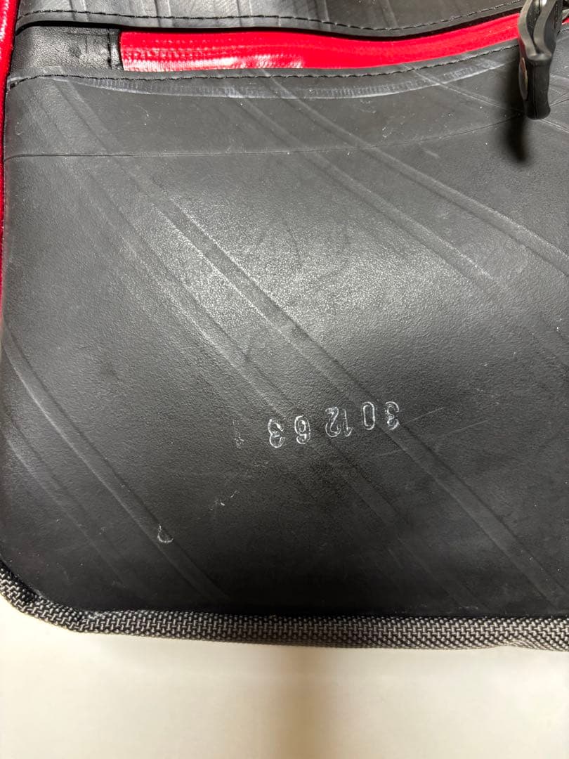 ⭐️値下げ　SEAL モバイラーズボディバッグ　レッド×グレー