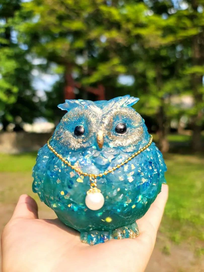 特大★病回復★皆の健康と癒しのフクロウオルゴナイト