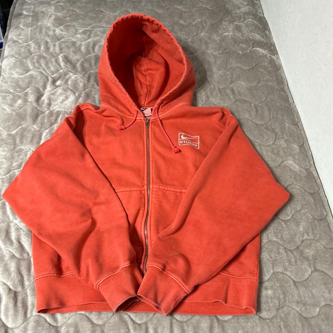 Nike x Stussy ジップアップパーカー Sサイズ