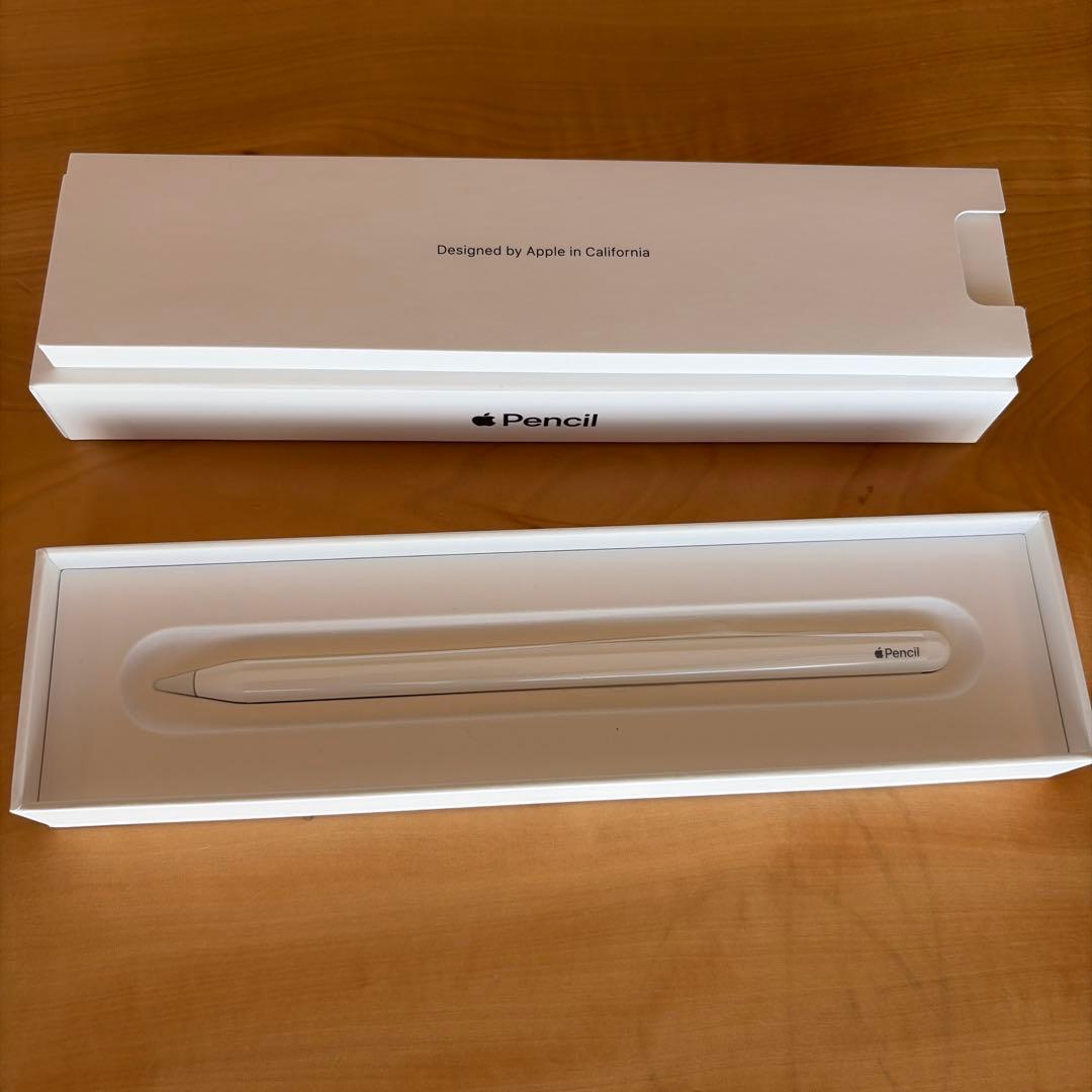 Apple Pencil (第2世代) ホワイト　純正　カバー付き