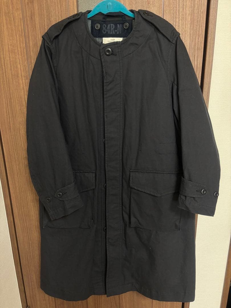 RNA-N ミリタリーノーカラーコート M