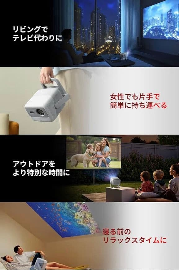 g*1様 ⭐️新品未使用 ⭐️JMGO N1S 4K 3色レーザー プロジェクタ