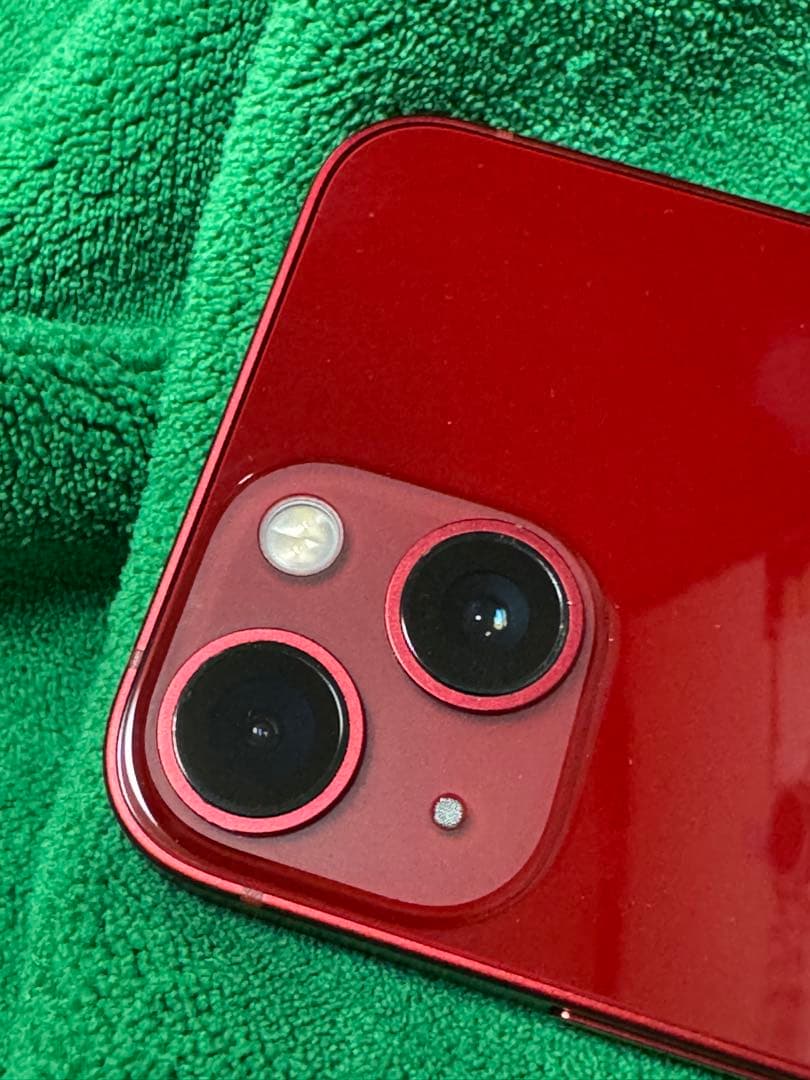 iPhone 13 mini RED 美品 256GB 90%バッテリー