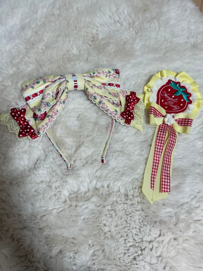 Angelic Pretty Little Bunny Strawberry3点